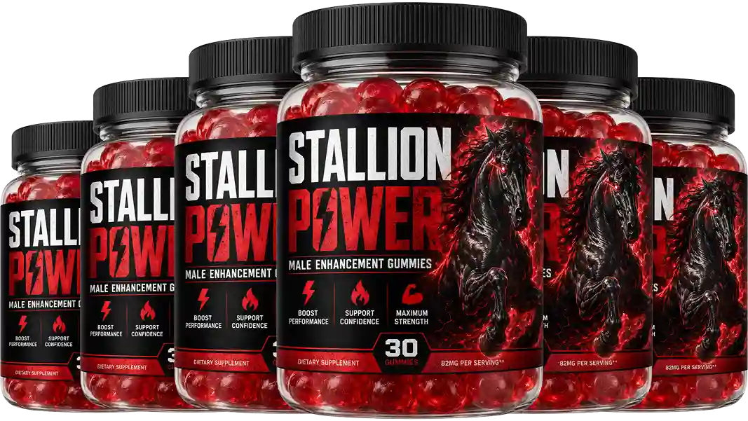 StallionPower 6-Bottle Best Value Pack — Natural Male Vitality Gummies
