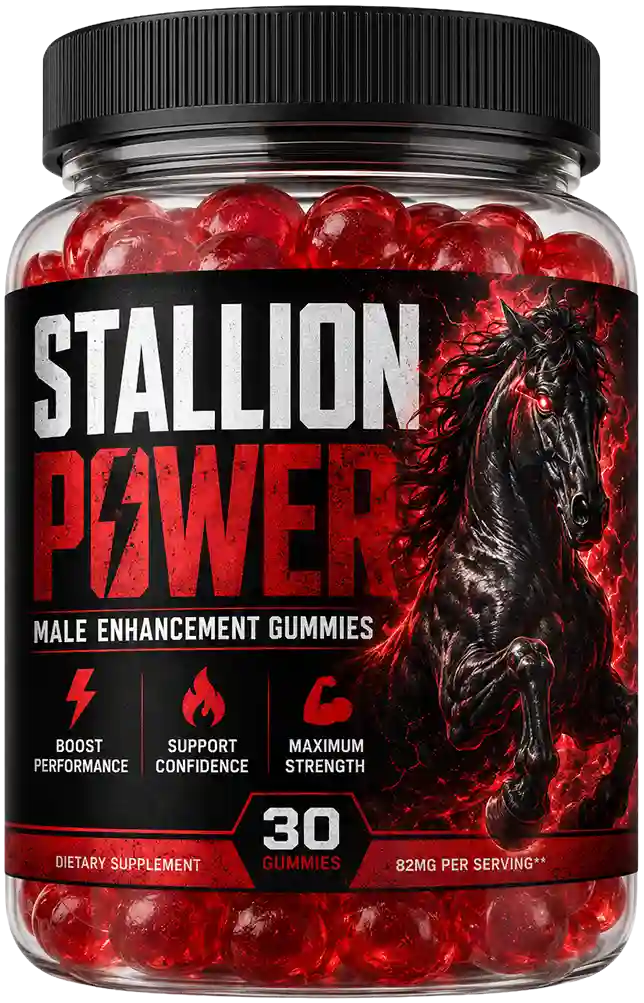 StallionPower Male Vitality Gummies — 30 Gummies, 82mg Proprietary Blend